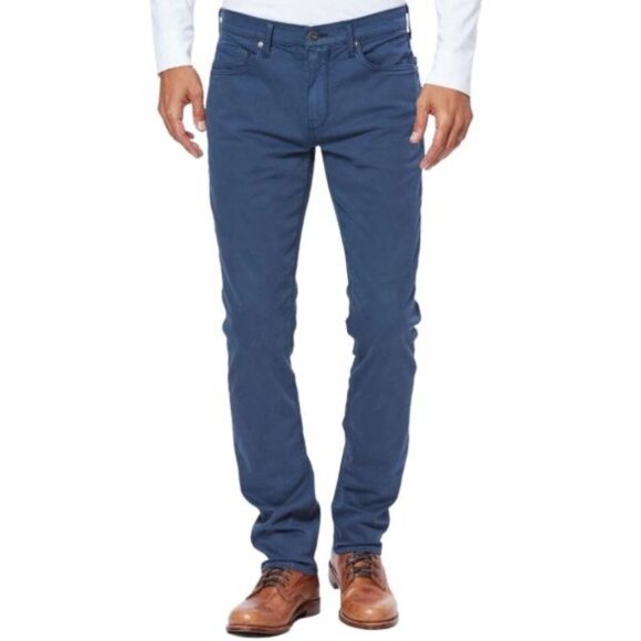 PAIGE Other - Paige Men's Blue Federal Straight Leg Jeans Slim Fit Denim Stretch Size 33